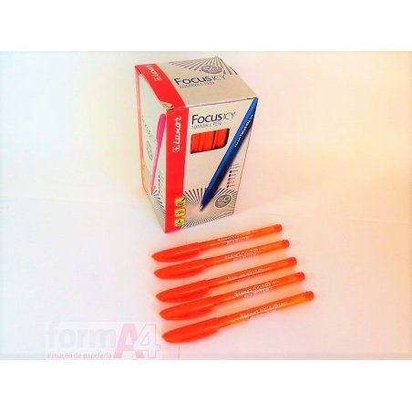 BOLIGRAFO LUXOR FOCUS ICY NARANJA