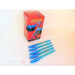 BOLIGRAFO LUXOR FOCUS ICY AZUL CLARO