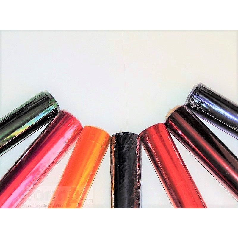 PAPEL CELOFAN MARGOK R/25H. 50X65CM. NARANJA