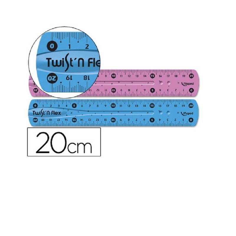 REGLA FLEXIBLE MAPED 20CM