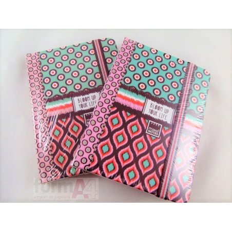 CUADERNO • TAPA DURA CON GOMA • MAKE NOTE BLOOM UP