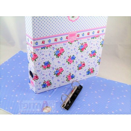 CARPETA • 2 ANILLAS MAKE NOTE SHABBY BLUE
