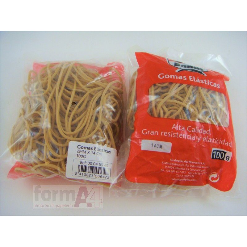 GOMAS ELASTICAS FIXO Nº14 B/ 100GR.