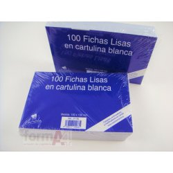 FICHA CARTULINA LISA MARIOLA Nº 3 P/100
