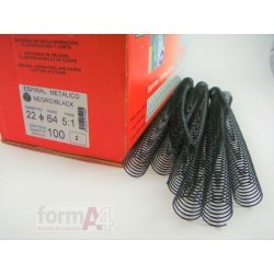 ESPIRAL METALICO NEGRO...
