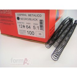 ESPIRAL METALICO NEGRO...