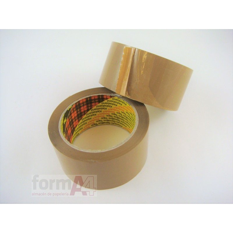 CINTA EMBALAJE PP MARRON SCOTCH 50MMX66M.