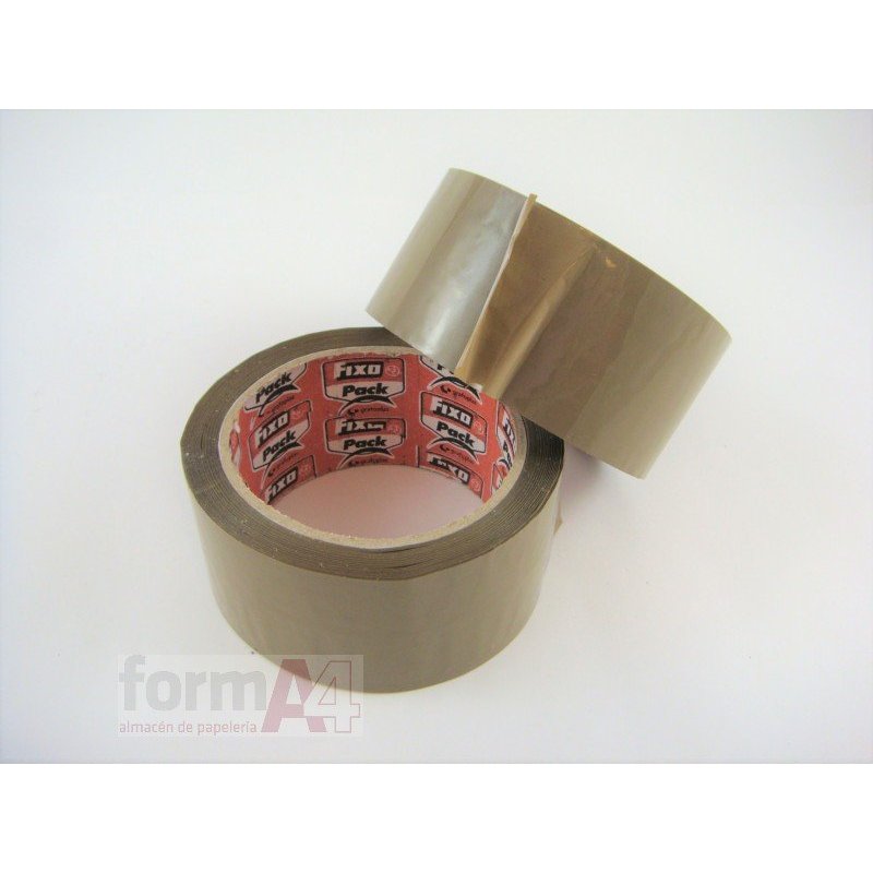 CINTA EMBALAJE PP MARRON FIXO SIN RUIDO 48MMX66M