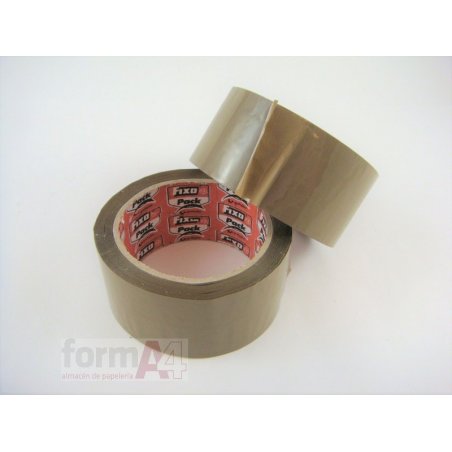 CINTA EMBALAJE PP MARRON FIXO SIN RUIDO 48MMX66M