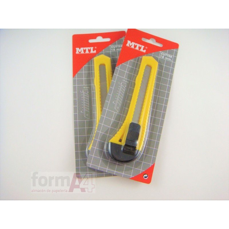 CUTTER PLASTICO MTL 18MM