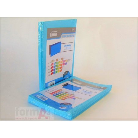 SUBCARPETA KARMAN FOLIO AZUL P/50