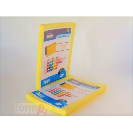 SUBCARPETA KARMAN FOLIO AMARILLO P/50