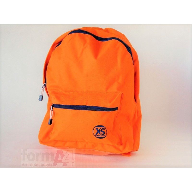 MOCHILA GRANDE XS 34X44X18CM. NARANJA
