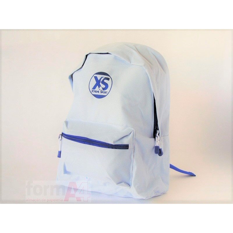 MOCHILA GRANDE XS 34X44X18CM. AZUL CLARO