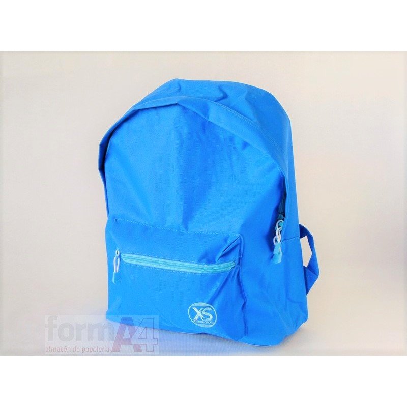 MOCHILA GRANDE XS 34X44X18CM. AZUL