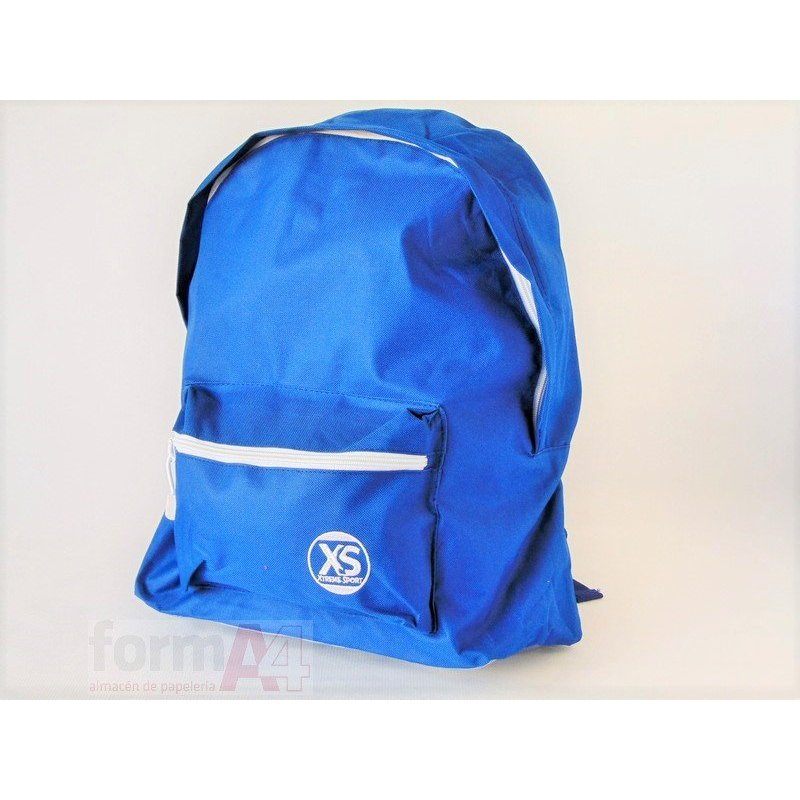 MOCHILA GRANDE XS 34X44X18CM. AZUL MARINO
