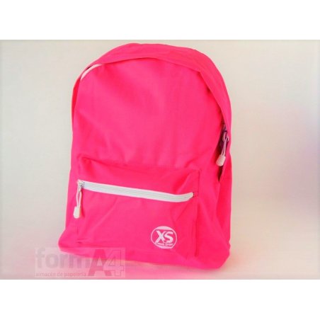 MOCHILA GRANDE XS 34X44X18CM. ROSA FUCSIA