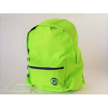 MOCHILA GRANDE XS 34X44X18CM. VERDE