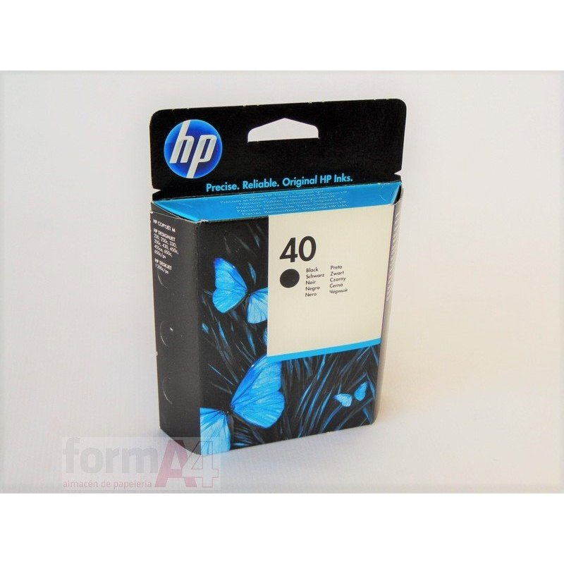 HP CARTUCHO Nº 40 NEGRO