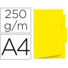 SUBCARPETA CON PESTAÑA CENTR. GIO A4 AMARILL0 P/50