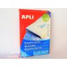 ETIQUETA ADHESIVA BLANCA APLI 70X67.7MM. C/1200