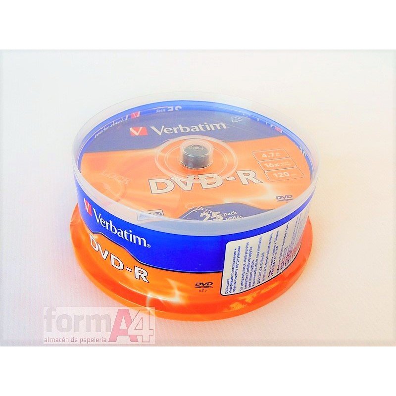DVD-R VERBATIM BOBINA/25