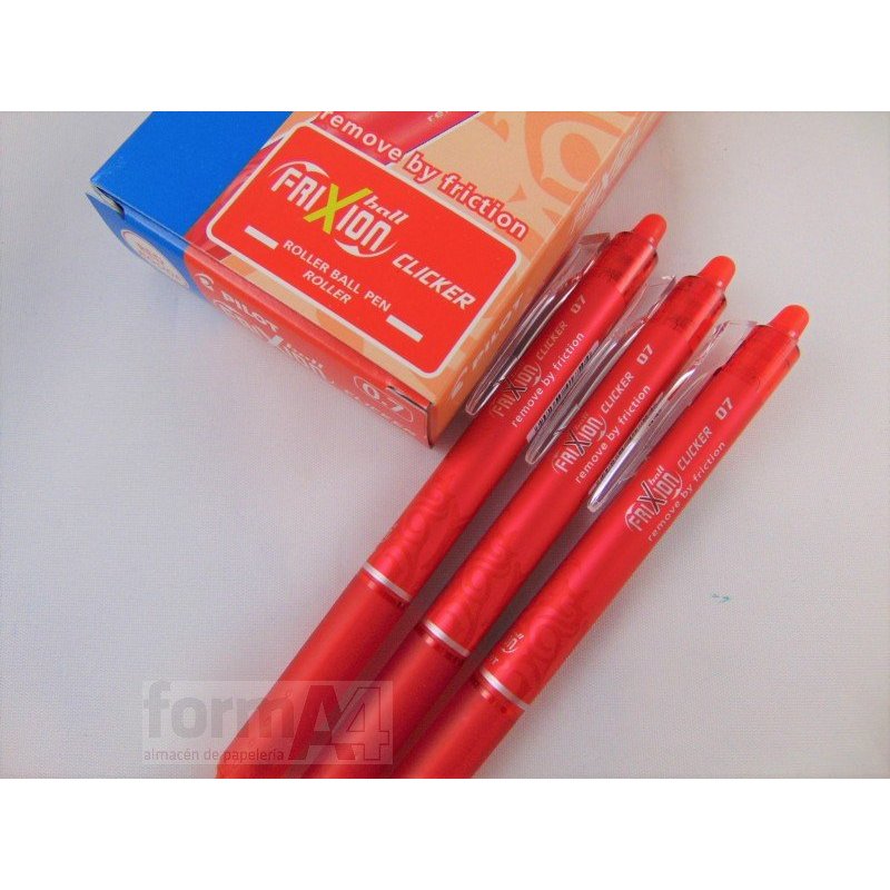 ROLLER PILOT FRIXION CLICKER ROJO