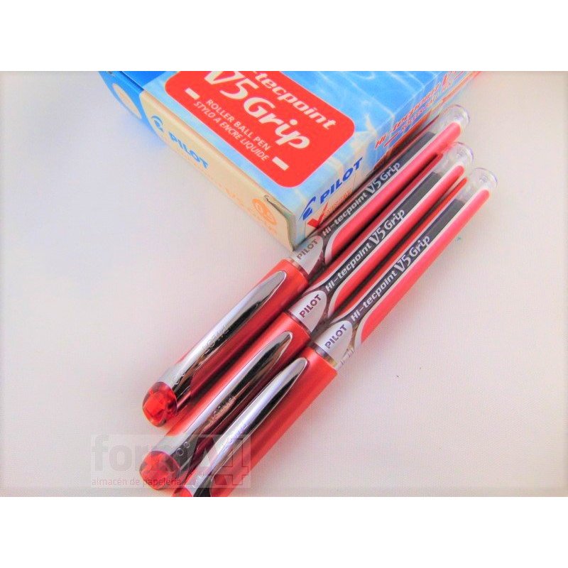 ROLLER PILOT V-5 GRIP ROJO