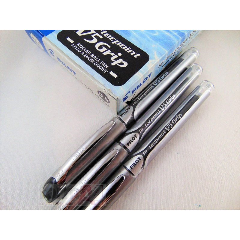 ROLLER PILOT V-5 GRIP NEGRO