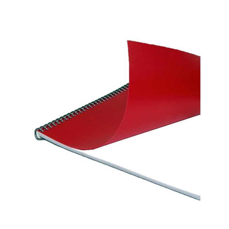 PORTADA PP OPACO ROJO DHP A4 0.45 P/100