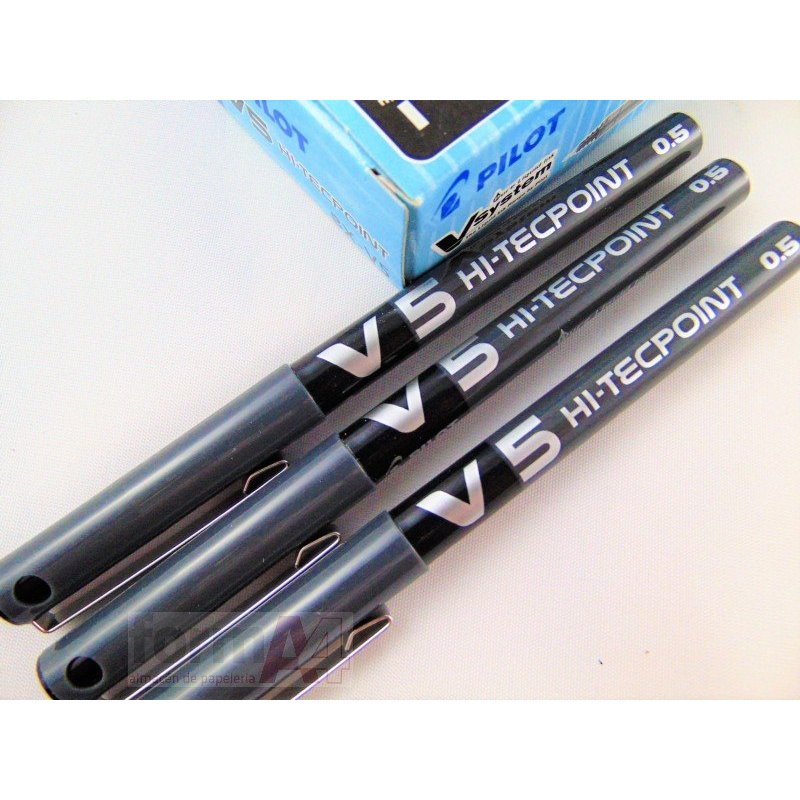 ROLLER PILOT V-5 NEGRO