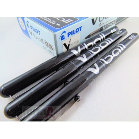 ROLLER PILOT V-BALL 0.5 NEGRO