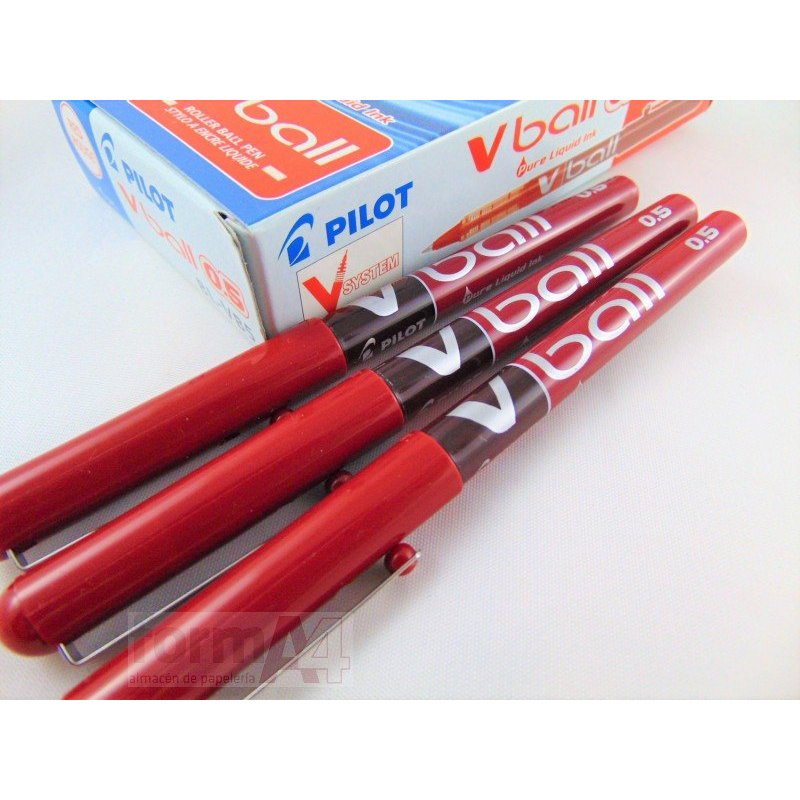 ROLLER PILOT V-BALL 0.5 ROJO