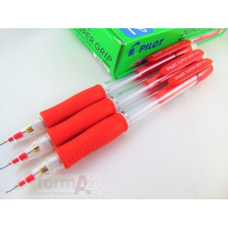 PORTAMINAS PILOT SUPERGRIP 0.5MM ROJO