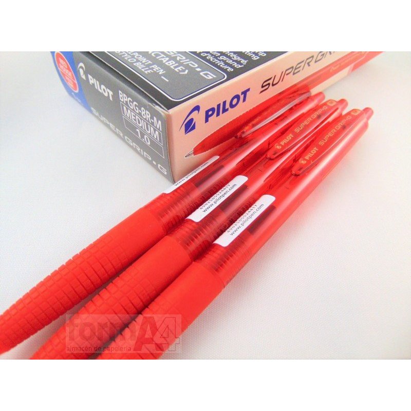 BOLIGRAFO PILOT SUPERGRIP G ROJO