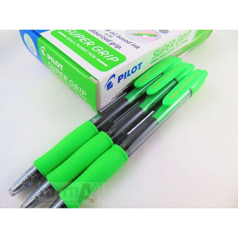 BOLIGRAFO PILOT SUPERGRIP VERDE CLARO