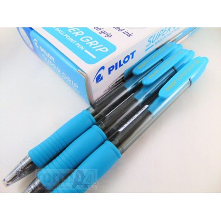 BOLIGRAFO PILOT SUPERGRIP AZUL CLARO