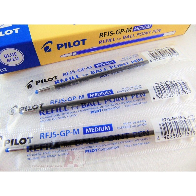 RECAMBIO BOLIGRAFO PILOT SUPERGRIP AZUL