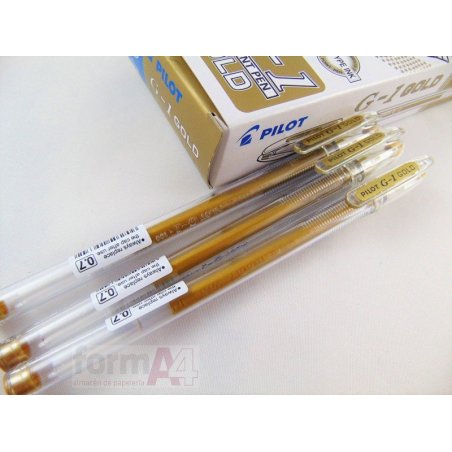 BOLIGRAFO PILOT G-1 METALLIC ORO