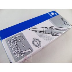 BOLIGRAFO PILOT G-1 METALLIC PLATA