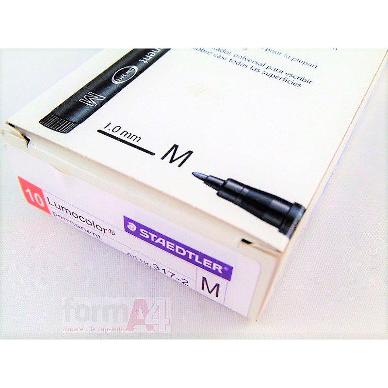 ROTULADOR PERMANENETE LUMOCOLOR 317 P/M ROJO