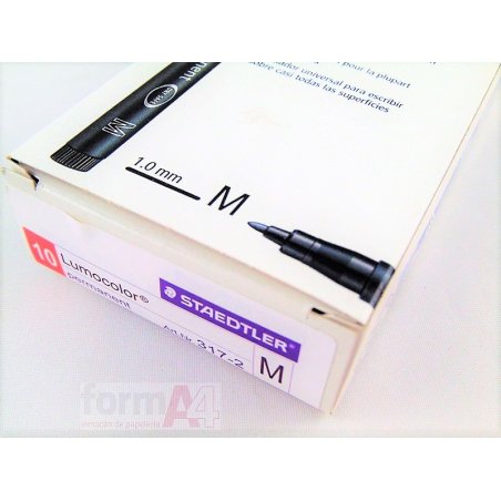 ROTULADOR PERMANENETE LUMOCOLOR 317 P/M ROJO