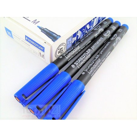 ROTULADOR PERMANENETE LUMOCOLOR 317 P/M AZUL