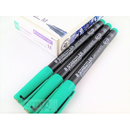 ROTULADOR PERMANENETE LUMOCOLOR 317 P/M VERDE