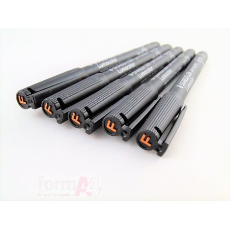 ROTULADOR PERMANENETE LUMOCOLOR 318 P/F NEGRO