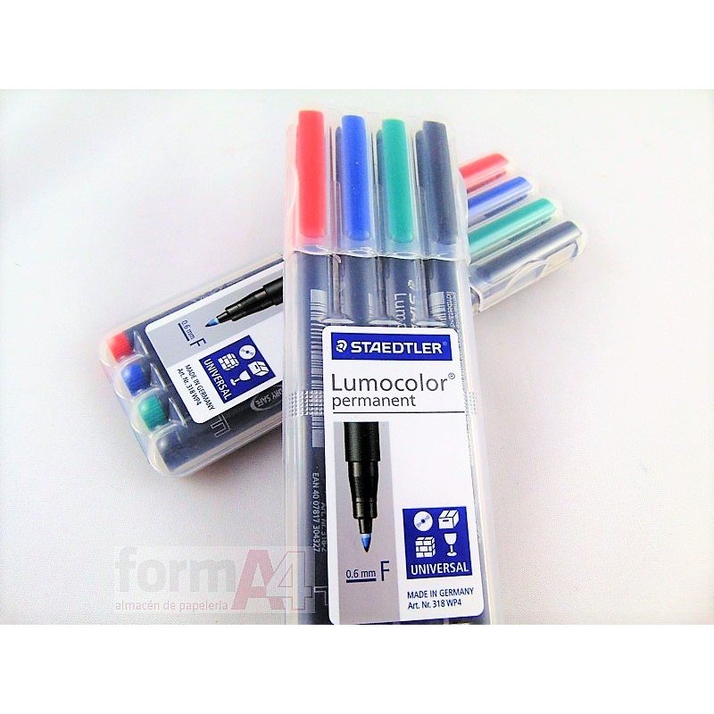 ROTULADOR PERMANENETE LUMOCOLOR 318 P/F EST/4