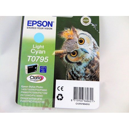 EPSON CARTUCHO T079540 CYAN CLARO