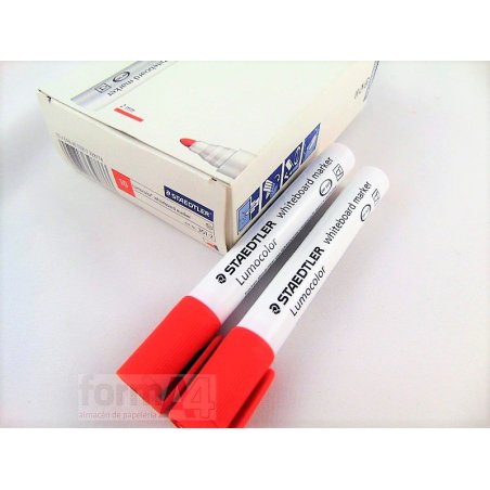 ROTULADOR DE PIZARRA BLANCA LUMOCOLOR 351 ROJO