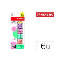 MARCADOR FLUORESCENTE STABILO BOSS MINI E/6