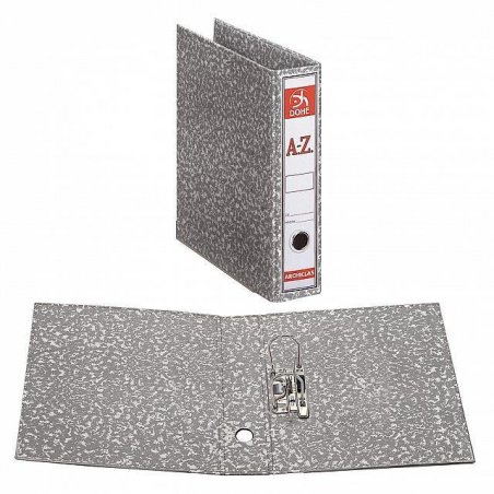 ARCHIVADOR DOHE JASPEADO GRIS FOLIO